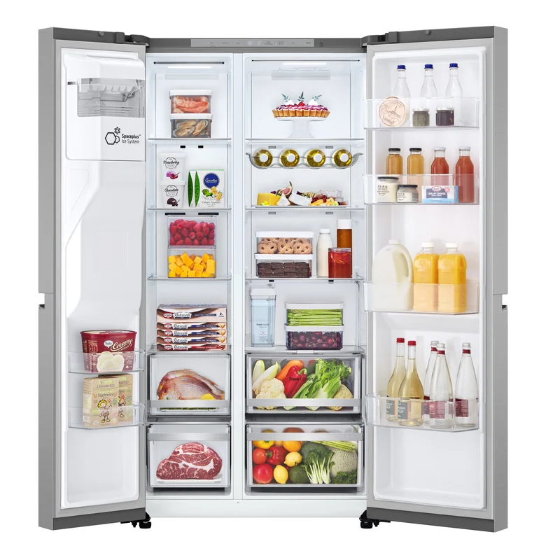 Frigorifero Side-by-Side Libera Installazione LG GSLE81PYBC 628L Classe C Wi-Fi Prime Silver