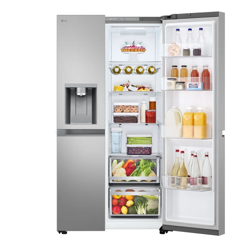 Frigorifero Side-by-Side Libera Installazione LG GSLE81PYBC 628L Classe C Wi-Fi Prime Silver