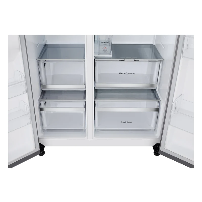 Frigorifero Side-by-Side Libera Installazione LG GSLE81PYBC 628L Classe C Wi-Fi Prime Silver