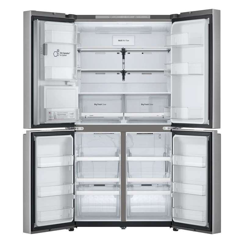 Frigorifero Multidoor Libera Installazione LG GML960PYFE 637L Classe E Wi-Fi Prime SIlver