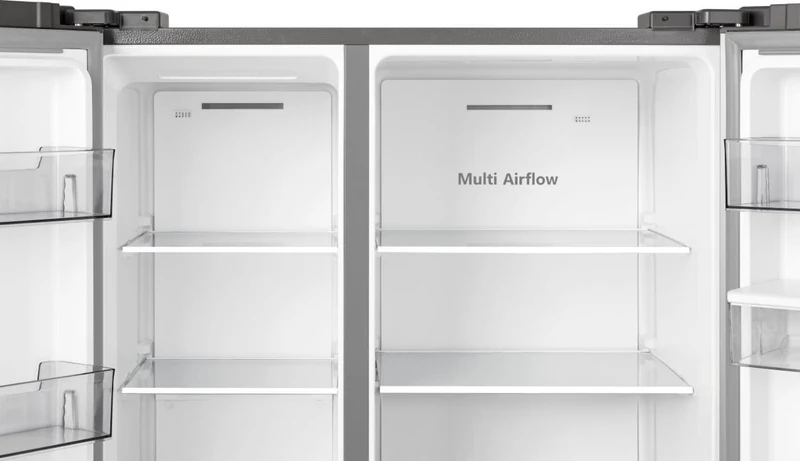 Frigorifero Side-by-Side Libera Installazione Hisense RS840N4WCE 649L Classe E Acciaio Inox