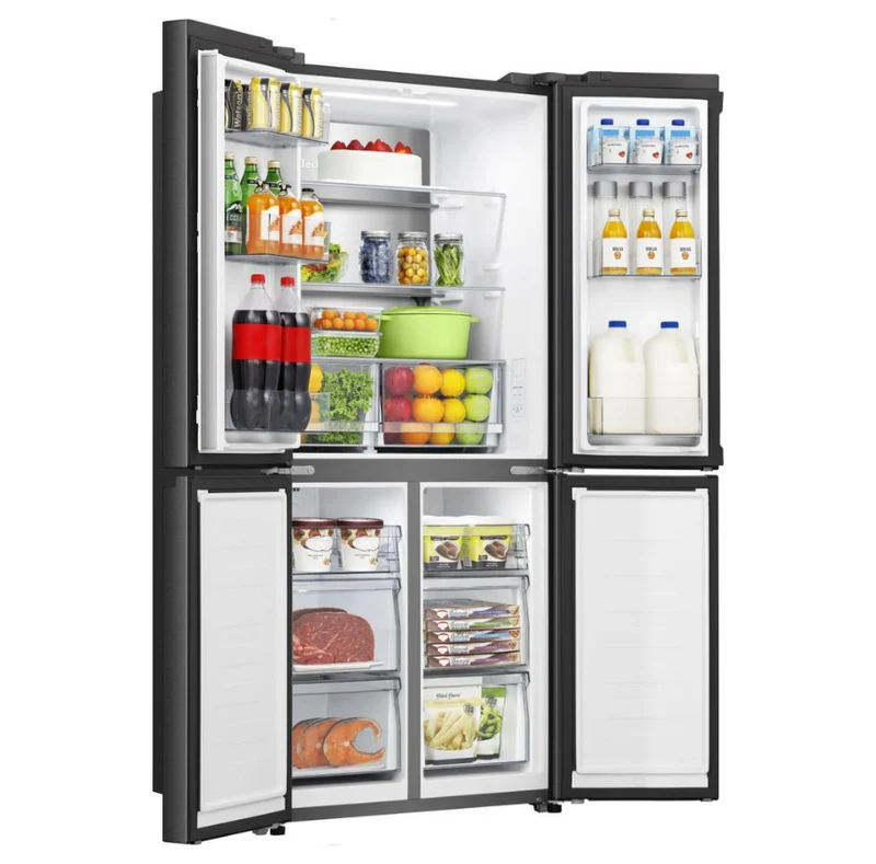 Frigorifero Americano 4 Porte Libera Installazione Hisense RQ5P470SAFE 483L Classe E