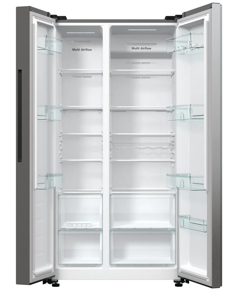 Frigorifero Side-By-Side Libera Installazione Hisense RS711N4AC 550L Classe E Acciaio inox