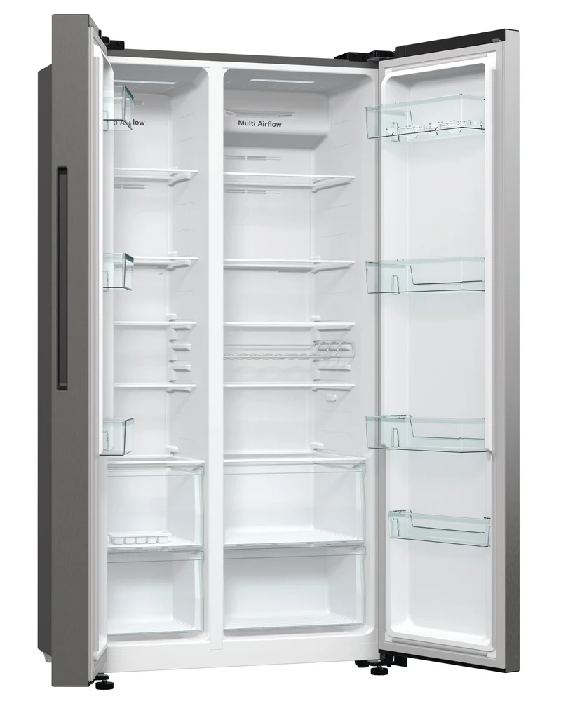 Frigorifero Side-By-Side Libera Installazione Hisense RS711N4AC 550L Classe E Acciaio inox