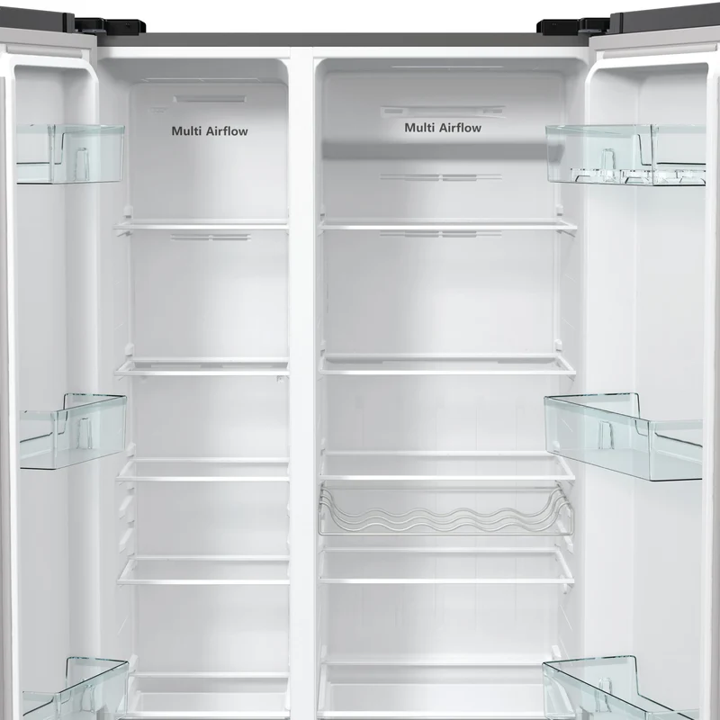 Frigorifero Side-By-Side Libera Installazione Hisense RS711N4AC 550L Classe E Acciaio inox