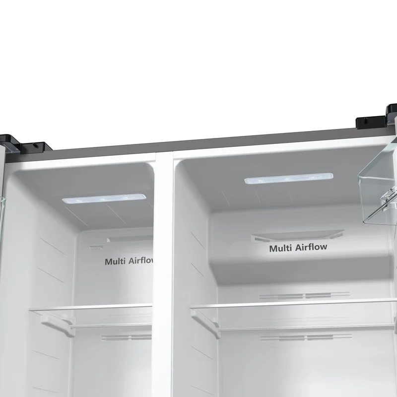 Frigorifero Side-By-Side Libera Installazione Hisense RS711N4AC 550L Classe E Acciaio inox
