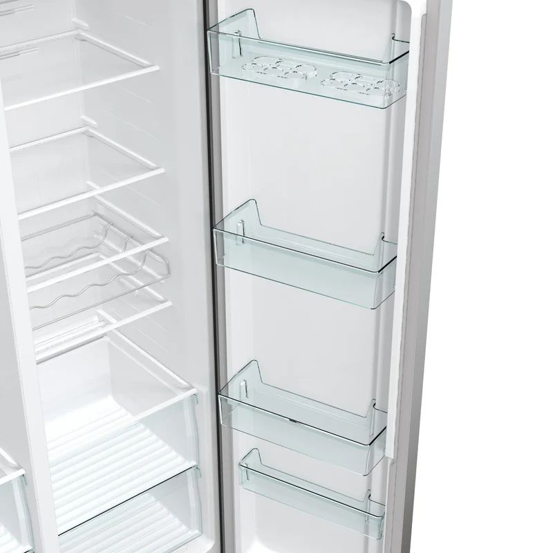 Frigorifero Side-By-Side Libera Installazione Hisense RS711N4AC 550L Classe E Acciaio inox