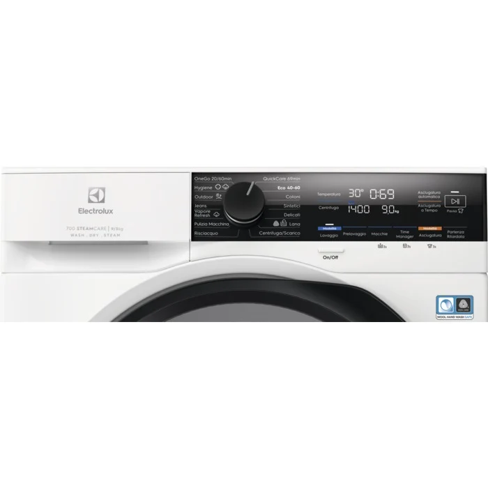 Lavasciuga Libera Installazione Caricamento Frontale Electrolux EW7W495G 9/5kg Bianco Classe D