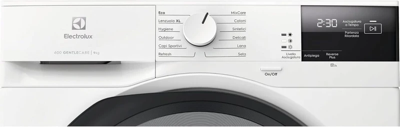 Asciugatrice Libera Installazione Caricamento Frontale Electrolux GentleCare 600 EW6H292G 9 kg Bianco Classe D