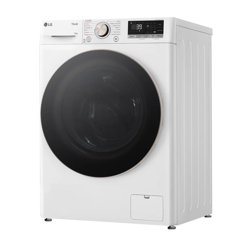Lavatrice a Vapore Libera Installazione Caricamento Frontale LG F4R7011TSWG 11kg Classe A 1400 giri Bianco