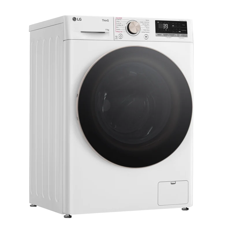 Lavatrice a Vapore Libera Installazione Caricamento Frontale LG F4R7011TSWG 11kg Classe A 1400 giri Bianco