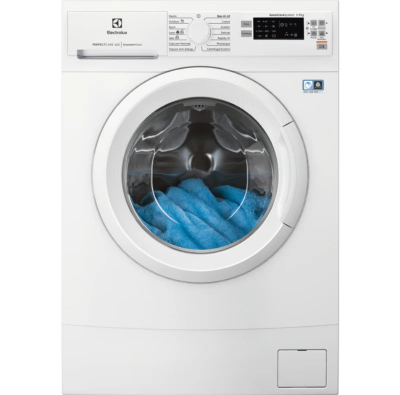 Lavatrice Libera Installazione Caricamento Frontale Electrolux SensiCare Serie 600 EW6S507W 7 kg Bianco Classe B