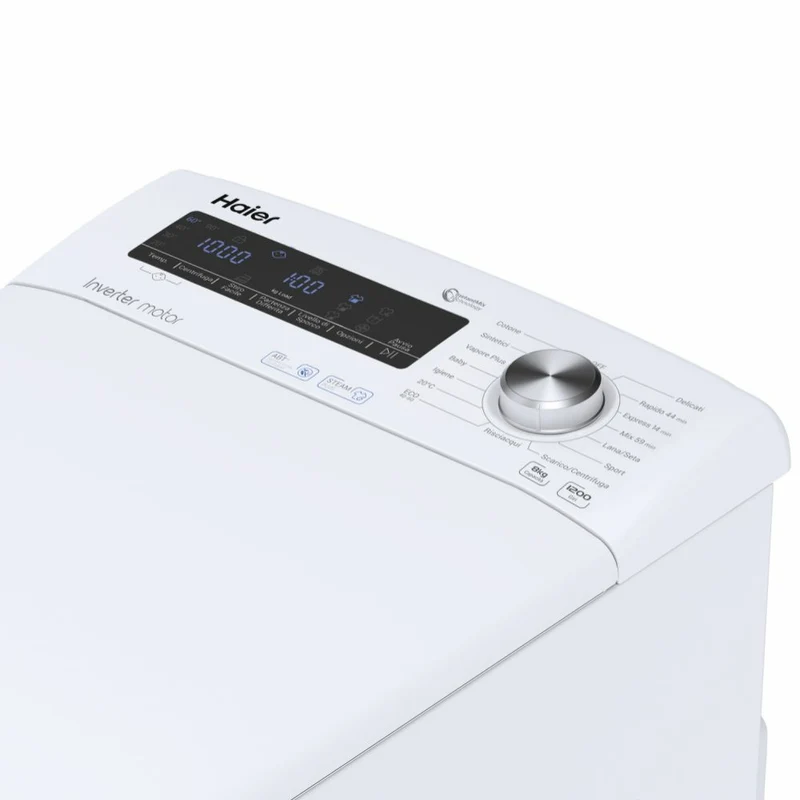 Lavatrice Libera Installazione Caricamento Dall'Alto Haier RTXSG28TMC5-11 8 kg 1200 Giri/min Bianco