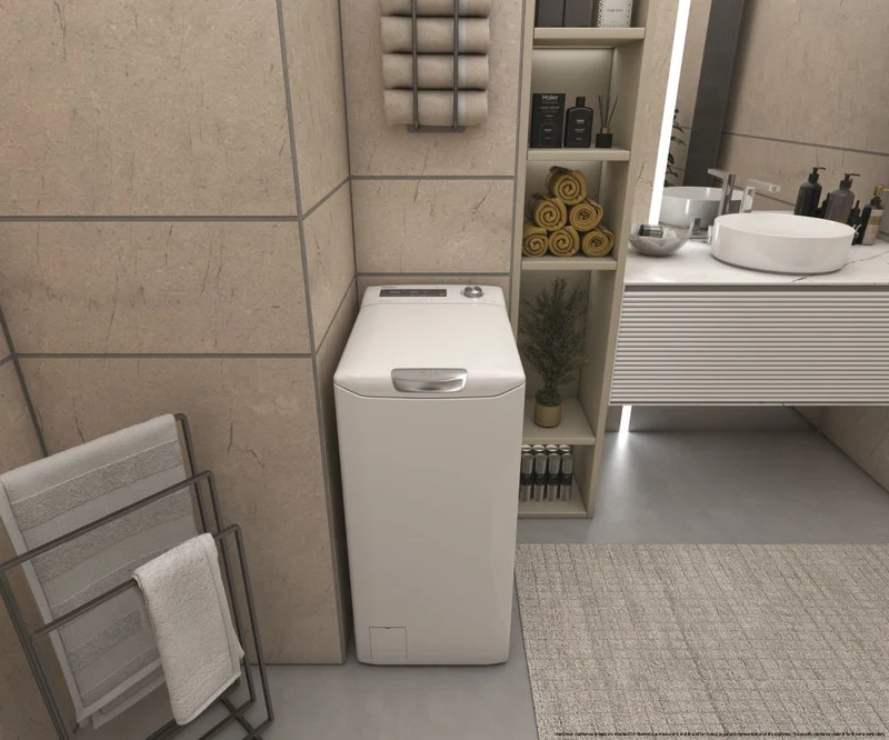 Lavatrice Libera Installazione Caricamento Dall'Alto Haier RTXSG28TMC5-11 8 kg 1200 Giri/min Bianco