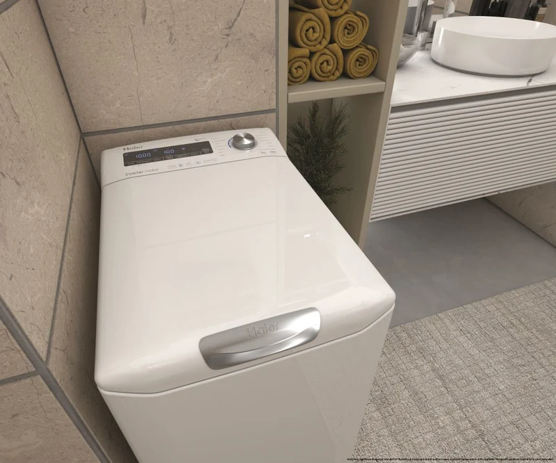 Lavatrice Libera Installazione Caricamento Dall'Alto Haier RTXSG28TMC5-11 8 kg 1200 Giri/min Bianco
