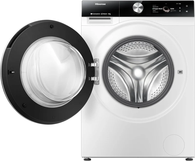 Lavatrice Libera Installazione Caricamento Frontale Hisense WF7S1247BW 12 kg 1400 Giri/min Bianco Classe A