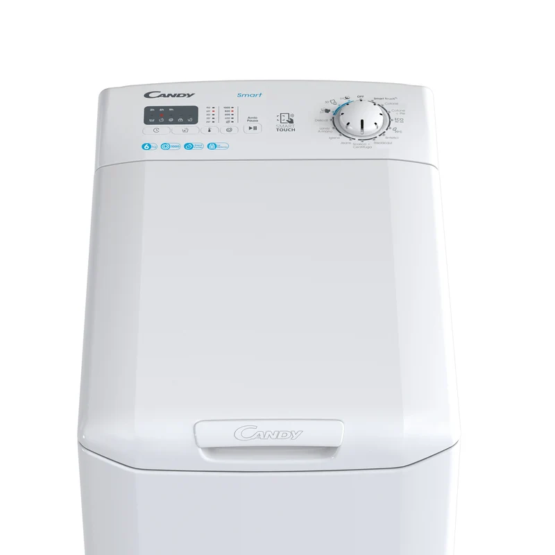 Lavatrice Libera Installazione Caricamento Dall'Alto Candy Smart CST 06LE/1-11 6 kg 1000 Giri/min Bianco