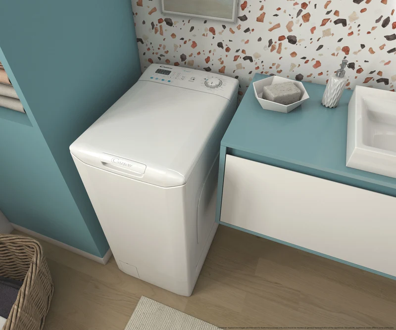 Lavatrice Libera Installazione Caricamento Dall'Alto Candy Smart CST 06LE/1-11 6 kg 1000 Giri/min Bianco