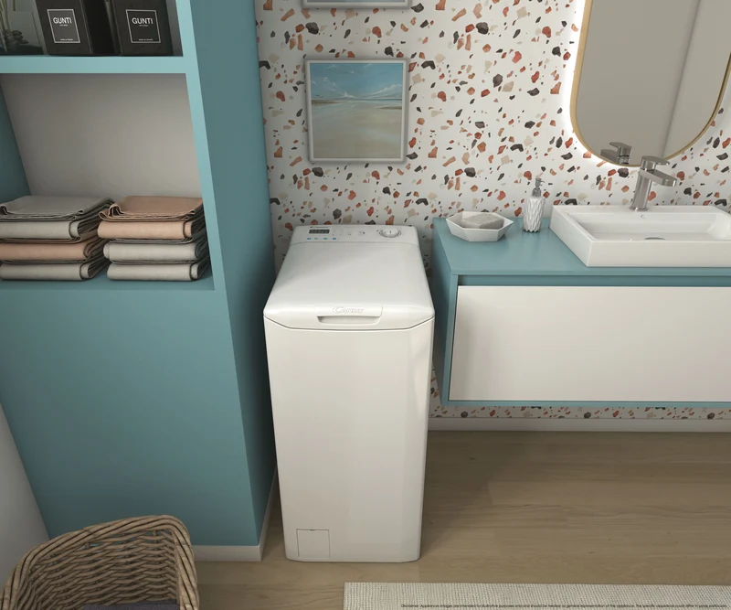 Lavatrice Libera Installazione Caricamento Dall'Alto Candy Smart CST 282D2/1-11 8 kg 1200 Giri/min Bianco