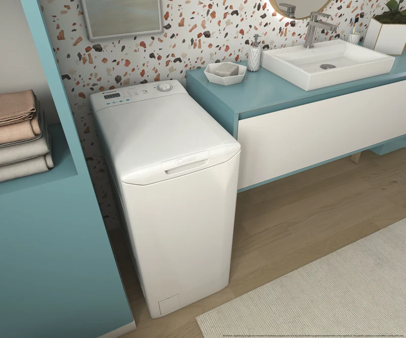 Lavatrice Libera Installazione Caricamento Dall'Alto Candy Smart CST 282D2/1-11 8 kg 1200 Giri/min Bianco