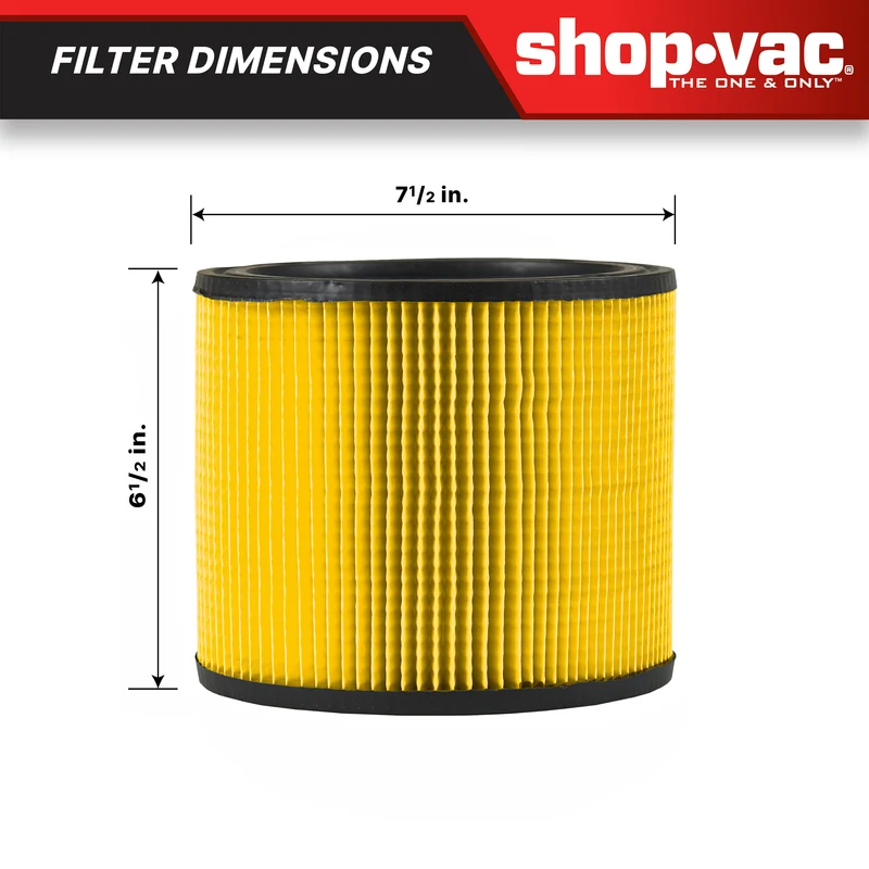 Shop-Vac® Nanofiber Cartridge Filter