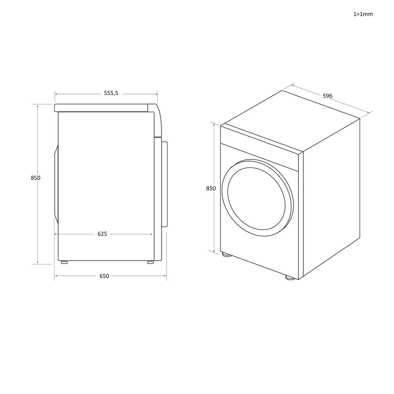 Asciugatrice Libera Installazione Caricamento Frontale Haier HD90-A3959 9 kg A+++ Bianco