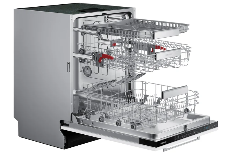 Lavastoviglie Da Incasso a Scomparsa Totale Samsung DW60A8070BB Serie 8500 14 Coperti Classe B