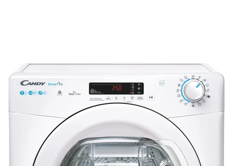 Asciugatrice Libera Installazione Caricamento Frontale Candy Smart Pro CSOE H7A2DE-S 7 kg A++ Bianco