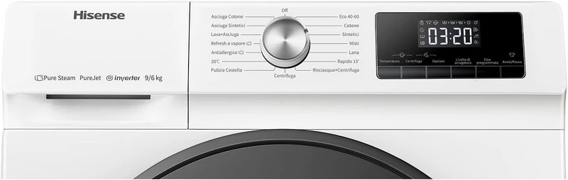 Lavasciuga Libera Installazione Caricamento Frontale Hisense WDQA9014EVJM Bianco Classe D