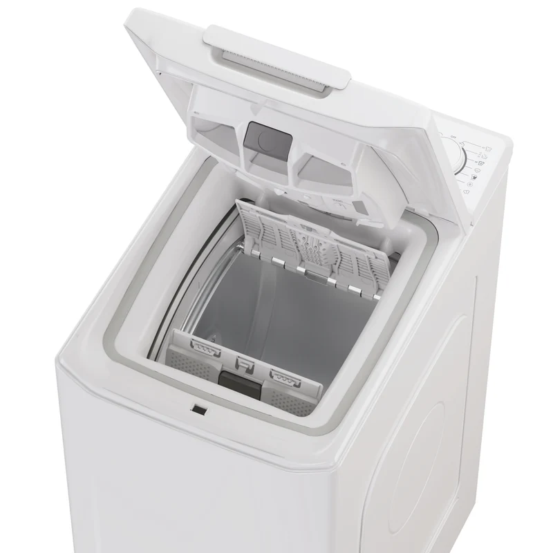 Lavatrice Libera Installazione Caricamento Dall'Alto Candy ProWash TCA063D3-S 6 kg 1000 Giri/min Bianco Classe C