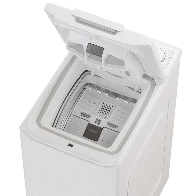 Lavatrice Libera Installazione Caricamento Dall'Alto Candy ProWash TCA063D3-S 6 kg 1000 Giri/min Bianco Classe C
