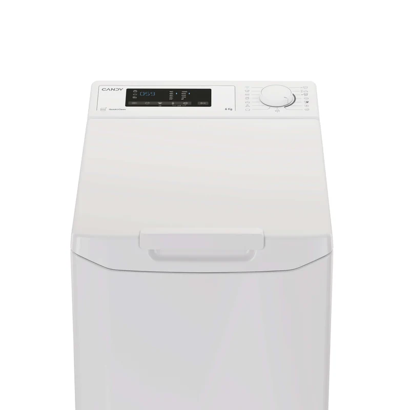 Lavatrice Libera Installazione Caricamento Dall'Alto Candy ProWash TCA063D3-S 6 kg 1000 Giri/min Bianco Classe C