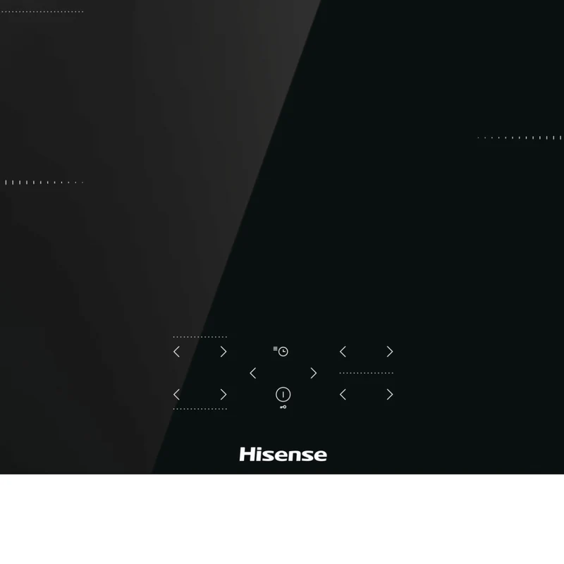 Piano Cottura a Induzione Da Incasso Hisense HI8421BSC 80 cm Nero 4 Zone