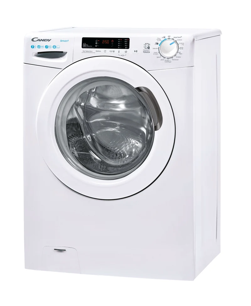 Lavatrice Libera Installazione Caricamento Frontale Candy Smart CS 1272DE/1-11 7 kg 1200 Giri/min Bianco Classe D