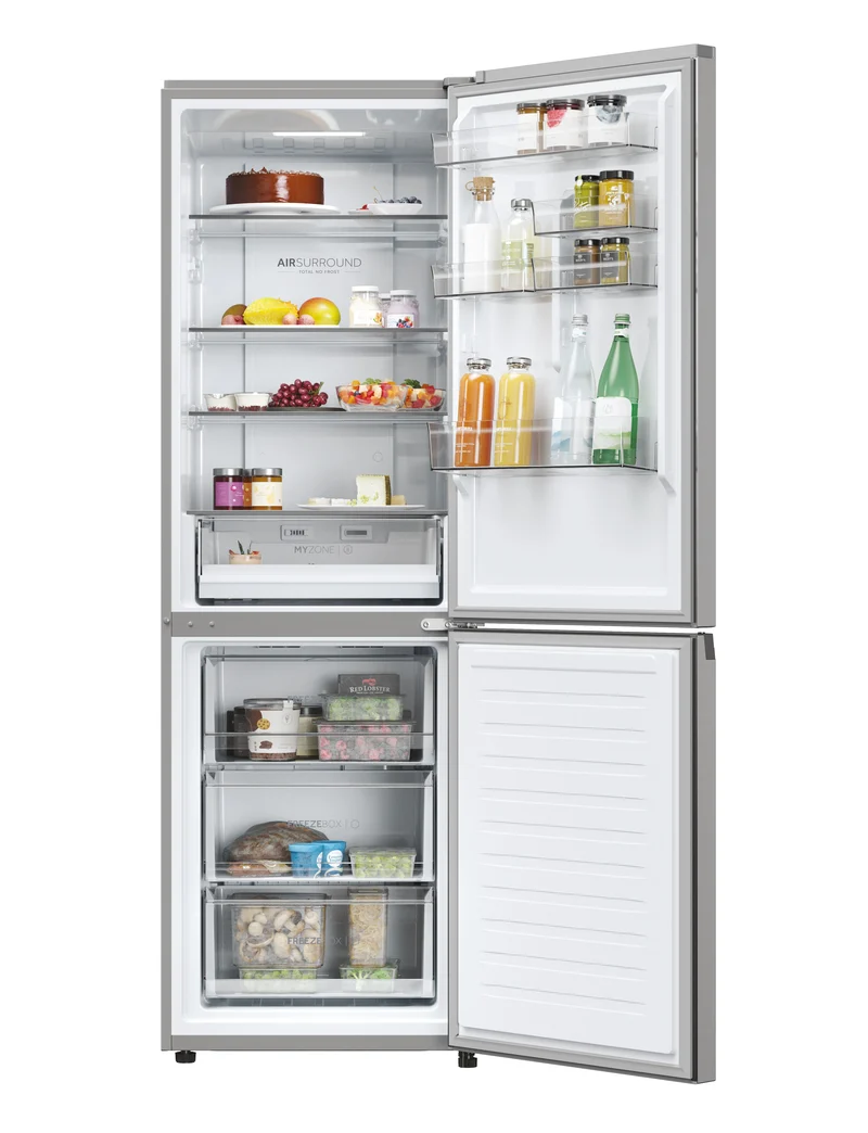 Figorifero Combinato Libera Installazione Haier 2D 60 Serie 3 Pro HDPW3618DNPK 352L Classe D Platino
