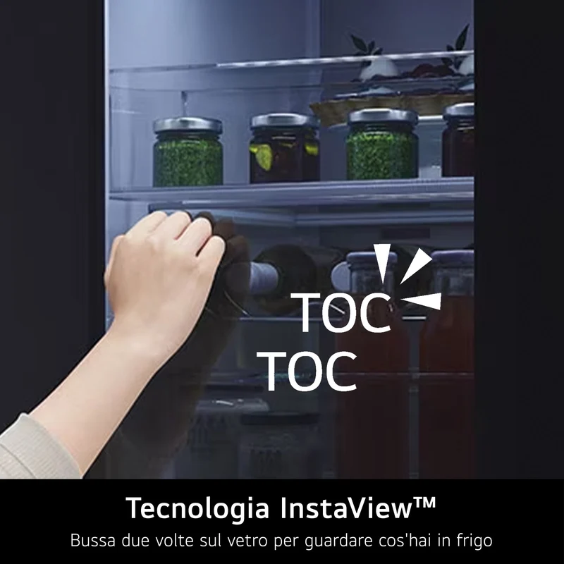 Frigorifero Multidoor Libera Installazione LG InstaView GMV960MBDE 666L Classe E Argento