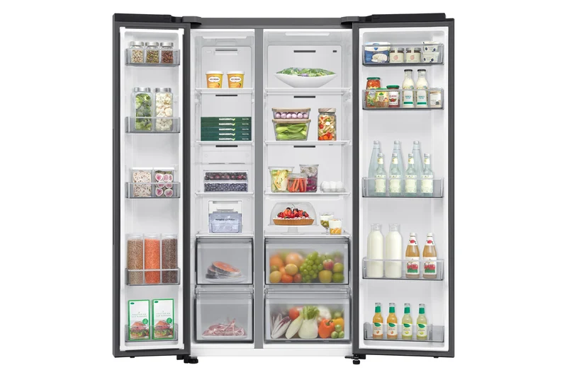 Frigorifero Side-by-Side Libera Installazione Samsung RS70F65QDTEF 659L Classe D in Acciaio Inox