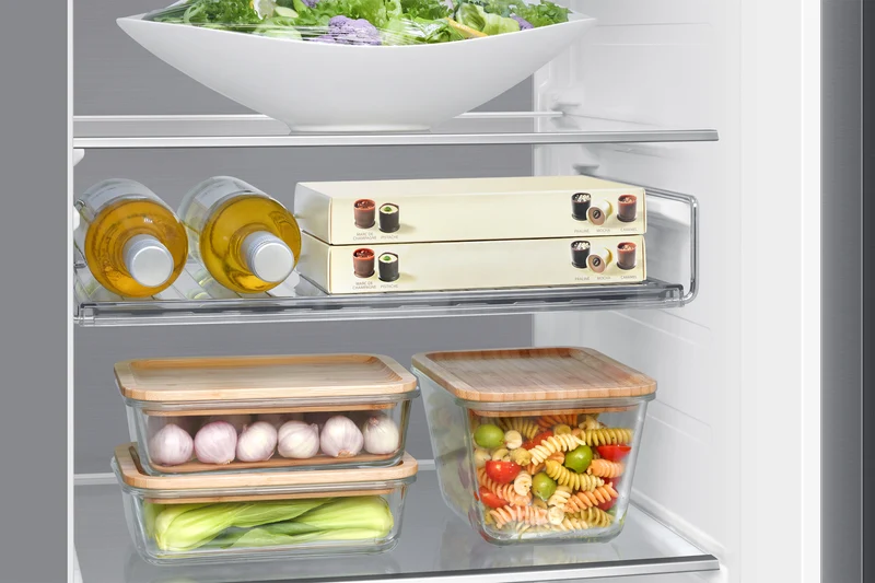 Frigorifero Side-by-Side Libera Installazione Samsung AI Home RS90F65EDTEF 621L Classe D in Acciaio Inox