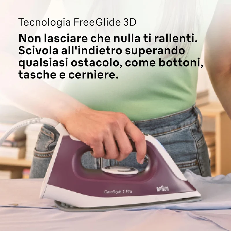 Ferro da Stiro con Caldaia Braun CareStyle 1 Pro IS1514VI 2200W Colore Viola