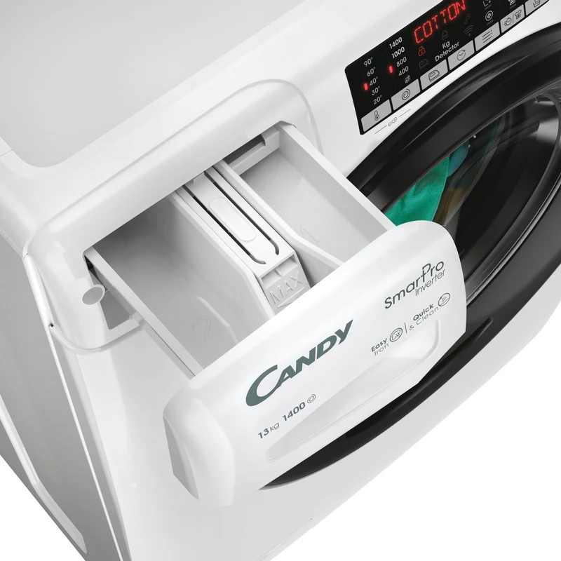 Lavatrice Libera Installazione Caricamento Frontale Candy Smart Pro Inverter CSO4136TWMB5-S 13 kg Bianco Classe A