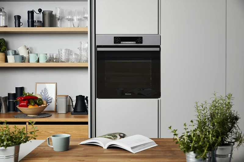 Forno Multifunzione Da Incasso Hisense BI64213PX 77L 3500W in Acciaio Inox