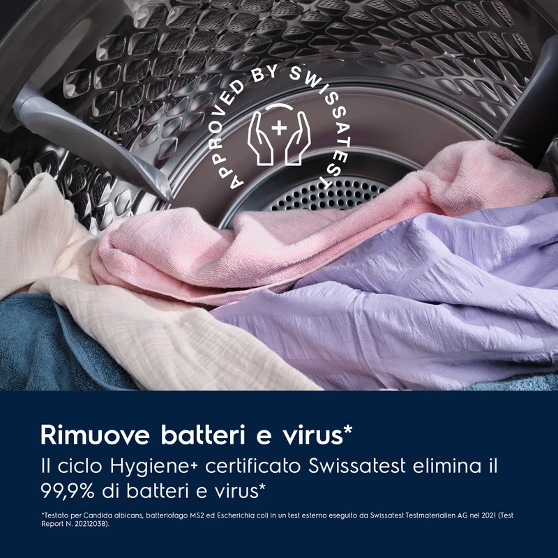 Asciugatrice Libera installazione Caricamento Frontale Electrolux DelicateCare 700 EW7H39B 9 kg Bianco Classe B