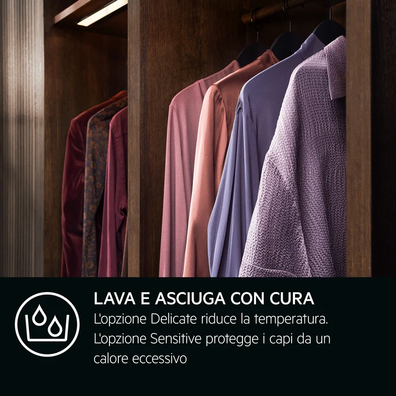Asciugatrice Libera Installazione Caricamento Frontale AEG Series 7000 SensiDry TR7HG9C 9 Kg Bianco Classe C