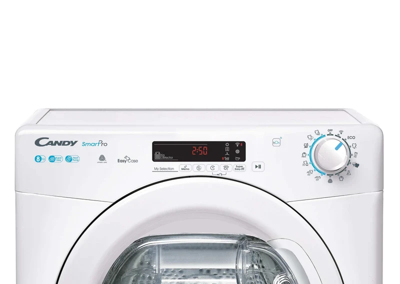 Asciugatrice Libera Installazione Caricamento Frontale Candy Smart Pro CSOE H8A2DE-S 8 kg Bianco Classe E
