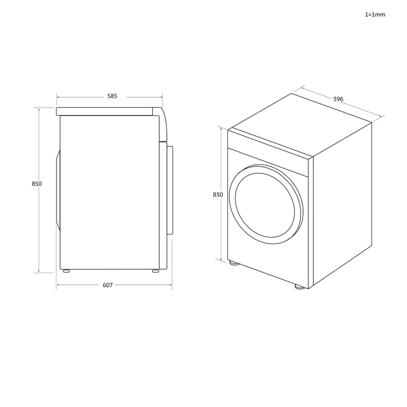 Asciugatrice Libera Installazione Caricamento Frontale Candy Smart Pro CSOE H8A2DE-S 8 kg Bianco Classe E