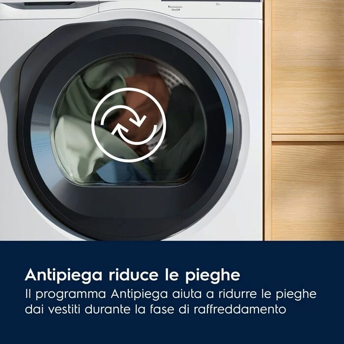 Asciugatrice Libera Installazione Caricamento Frontale Electrolux GentleCare 600 EW6HA19G 9 Kg Bianco Classe C