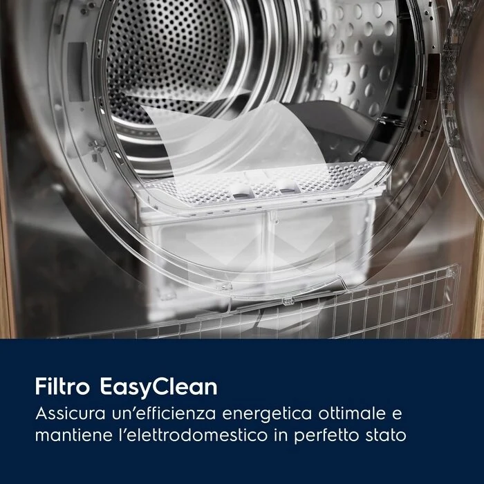 Asciugatrice Libera Installazione Caricamento Frontale Electrolux GentleCare 600 EW6HA19G 9 Kg Bianco Classe C