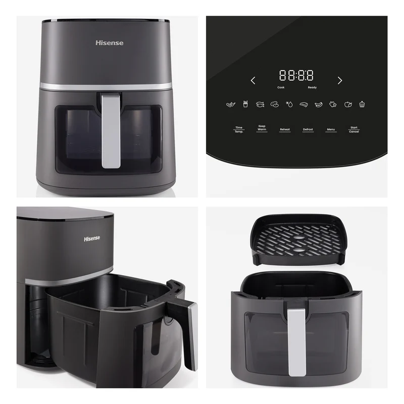 Friggitrice ad Aria Calda Hisense HAF1900D Singolo 7L 1800 W Nero