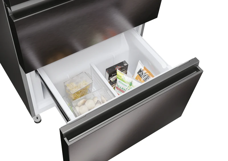 Frigorifero Side-by-Side Libera Installazione Haier HFR3718ENMD 402L Classe E Acciaio inox