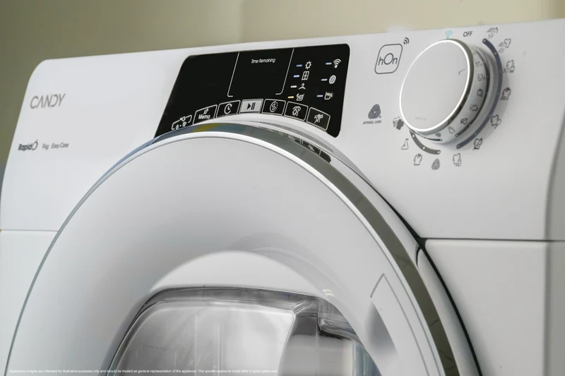 Asciugatrice Libera Installazione Caricamento Frontale Candy RapidÓ ROE H9A2TCEX-S 9 kg Bianco Classe E